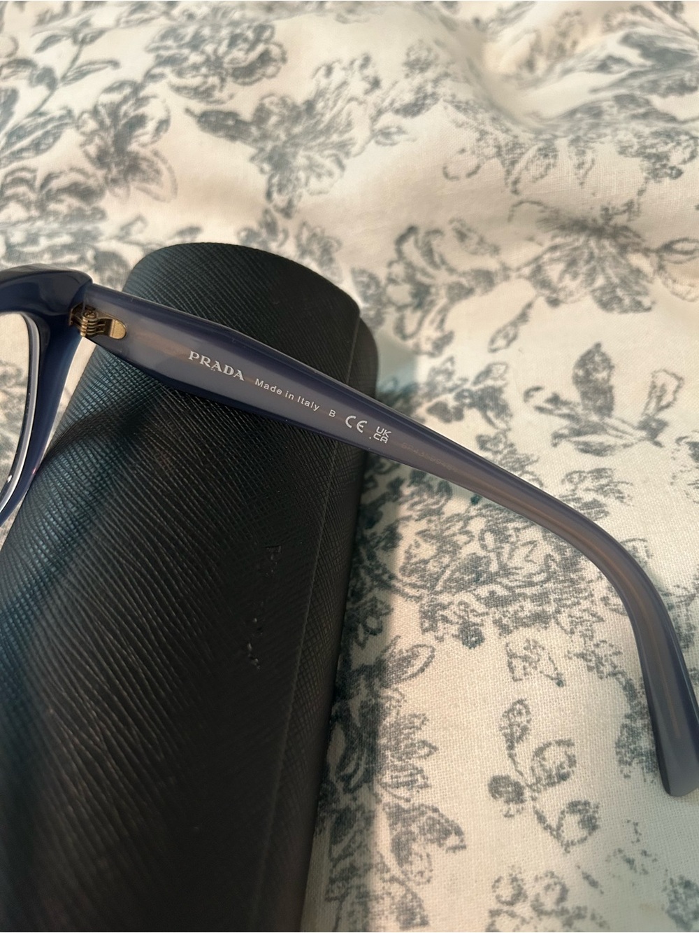 Prada Navy Blue Cat-Eye Women's Glasses - Picture 5 of 8